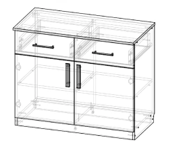 Kitchen Table ST 1 K - Versatile Storage Solution