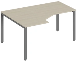 Ergonomic Left Desk Top with Metal Frame TRD322156 - TREND Series