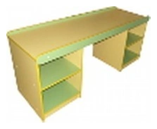 Educational Table with Borders, Model S.03.12