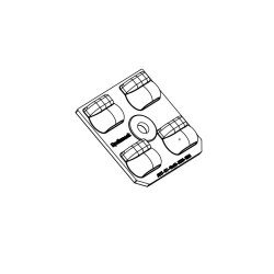 LED Lens for AMT-ST-40x40-3535-ERS Light Fixtures