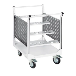 Laboratory Cart with Perforated Walls, ESD Viking: TTL-P
