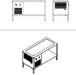 Refrigerated Work Tables for Meat and Fish Processing - PVV(N)-70-SO