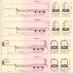 Frameless Tank Semi-Trailer for Technical Liquids, Model 946517