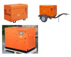 Electric Air Compressor Station ZIF-SVE 6.3/0.7 (ARM19-12) on Trailer