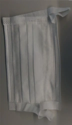 Disposable Medical Masks, Three-Layer Type 2, Model MSP 2.1, Blue/White