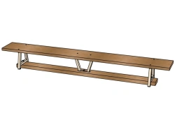 Gymnastics Bench No. 1 M127 for Preschool and School Use