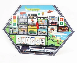 Educational Wall Busy Board for Drivers - Series "Learning Professions