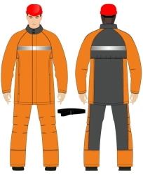 Men's Protective Suit for High Temperature and Industrial Contaminants