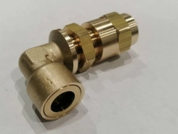 Brass L-Shaped Fitting for 8mm Polyamide Tubing with M14x1 Male Thread" 467.L.8-8M14.207.B