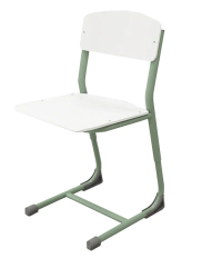 Student Chair with Metal Frame for Growth Norms 2-7, Model SS3/1