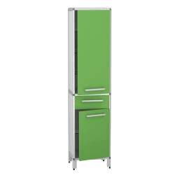 Medical Instrument Cabinet with Aluminum Frame, Model DM-1-101-06.K2.F1