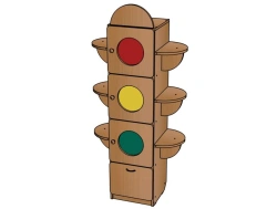 Multifunctional Shelving Unit for Preschool - Model SЖ85