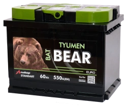 Lead-Acid Starter Battery for Internal Combustion Engines 12V Tyumen BatBEAR