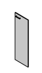 Medium MDF Door for Office Furniture Set "Grand