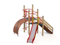 Children's Play Complex with Two Towers, Height 1200 mm - DIC 2.171