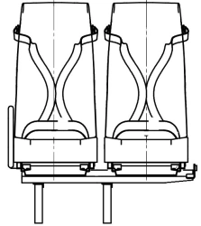 Two-Seater Seat 322121-6840013
