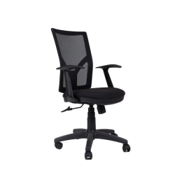 Leda Metal Frame Chair with Textile Upholstery