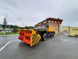 Snow Blower Auger Rotor SShR-1 Model 001-SA-00-21 on Ural 4320-41 Chassis