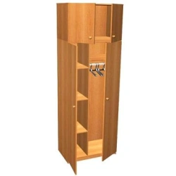 Combined 2-Door Wardrobe with Loft Space