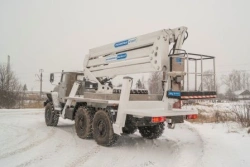 Telescopic Articulated Aerial Platform AGP-29RT URAL-4320 14M 250KG 14.5M