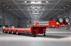 Specialized TverstroyMash Semi-Trailer F024 with Pneumatic Suspension