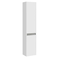 Aquaton Laundry Column Cabinet in White 1A236203LH0101