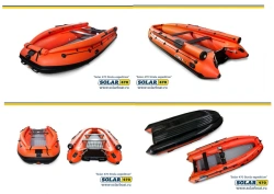 Inflatable Motor Boat SOLAR-470 Strela Jet Tunnel (Expedition)