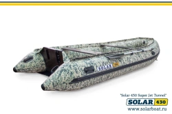 Inflatable Motorboat Solar-430 Super Jet Tunnel