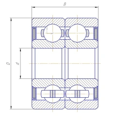 Rolling Bearing 6-190703-ЕТУ 100/3 for Mechanical Support