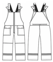 Women's Cold-Weather Overalls for Thermal Protection
