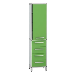 Medical Instrument Cabinet with Aluminum Frame, Model DM-1-101-10.K2.F1