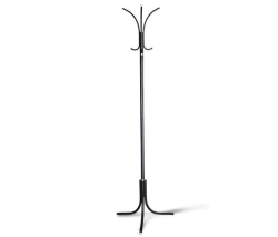 Metal Floor Coat Rack with Plastic Caps