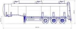 Light Oil Products Transport Semi-Trailer PPSC-968810-40
