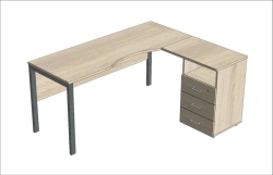 Teacher's Desk with Metal Frame