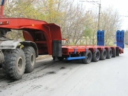 Heavy-Duty Semi-Trailer SAV 931825-0000010...70 with Mechanical Ramps