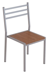 Solid Welded Frame Chair with Upholstery - SM 047.0 ALICANTE