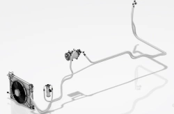 Agricultural Tractor Air Conditioner August 23BS-K-742V Chassis