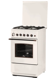 4-Burner Gas Stove FLAMA VG 2421 with Retro Design