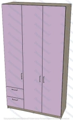 Clothing Cabinet B3 300 - 2500x300 - 1200x900 - 3000mm (W x D x H)