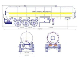Transport Semi-Trailer Tank PПЦТА-3, Model 96833-000010-04
