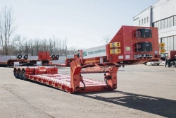 Specialized Heavy-Duty Semi-Trailer with Hydraulic Suspension F022