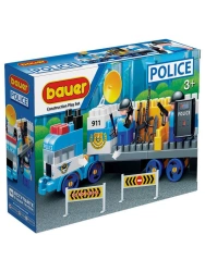 Police Themed Educational Toy Building Set - Armored Truck with Rapid Response Team 75