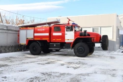 Fire Tanker Vehicle AC-4.0-?, Type 5881U, Modification 5881U6 on Ural-43206 Chassis