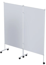 Medical Folding Screen on Wheels, Two-Section, Model MSK-2301
