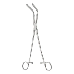 Medium Curved Bronchial Clamps for Compression and Retention - Model TZ-01-257-23.6