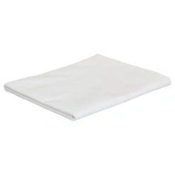 White Bleached Cotton Sheet 214x116cm 138g/m²