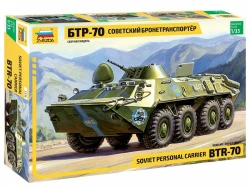 Soviet Armored Transporter BTR-70 Assembly Model