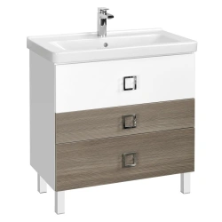 Elegant Aquaton Istanbul 85M Sink Cabinet with Larch Finish 1A145901ST5801.A145.9.01S.T58.0