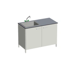 Stainless Steel Single Bowl Sink Table SМO