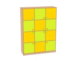 Children's Toy Storage Wall "Rubik's Cube" SI-KR12-F4